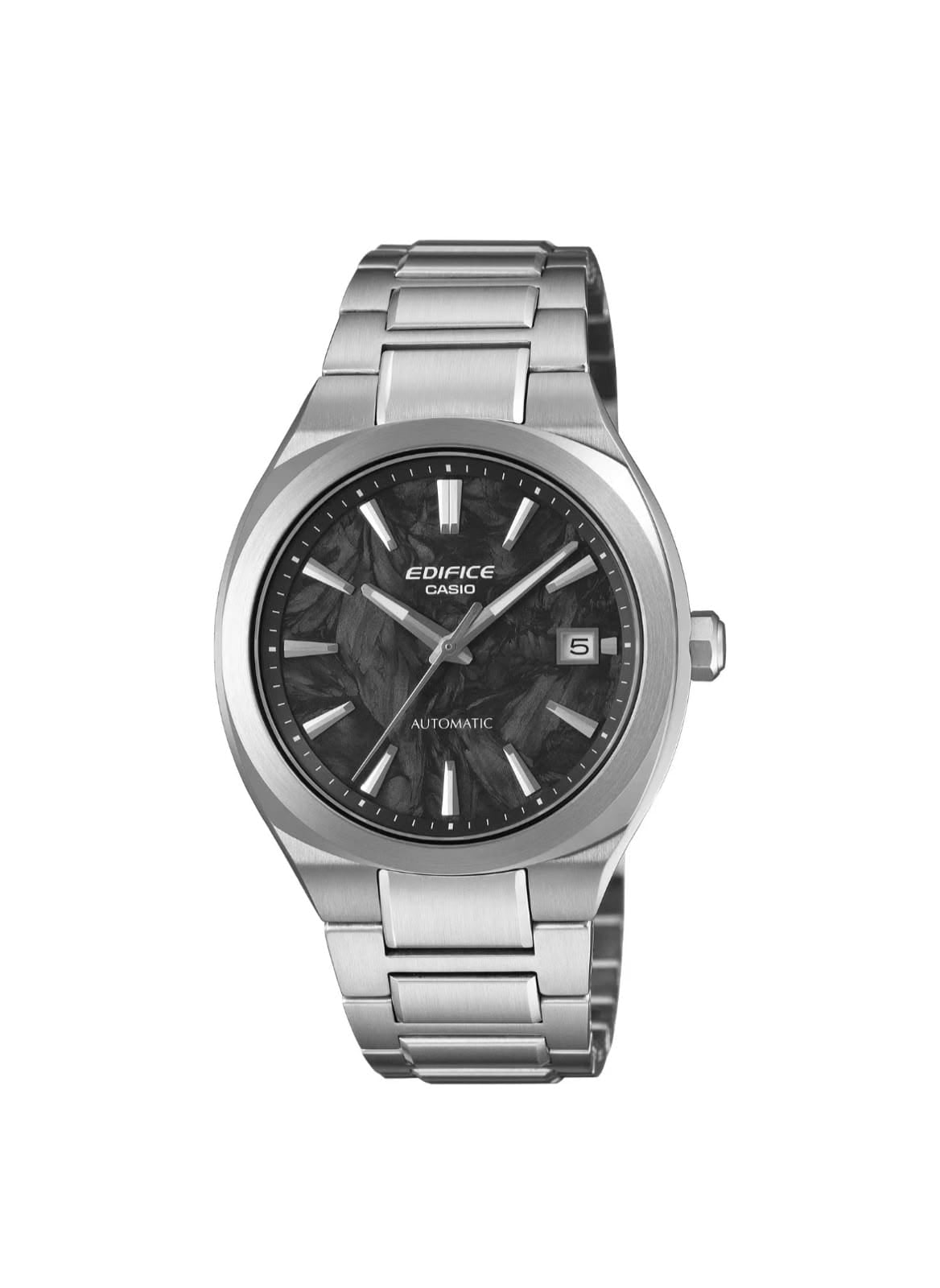 Casio Edifice EFK200CD-1A Motorsports Automatic Black Carbon Dial