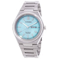 CITIZEN Zenshin Eco-Drive Turquoise Dial AW0130-85M