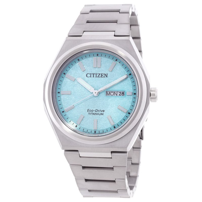 CITIZEN Zenshin Eco-Drive Turquoise Dial AW0130-85M